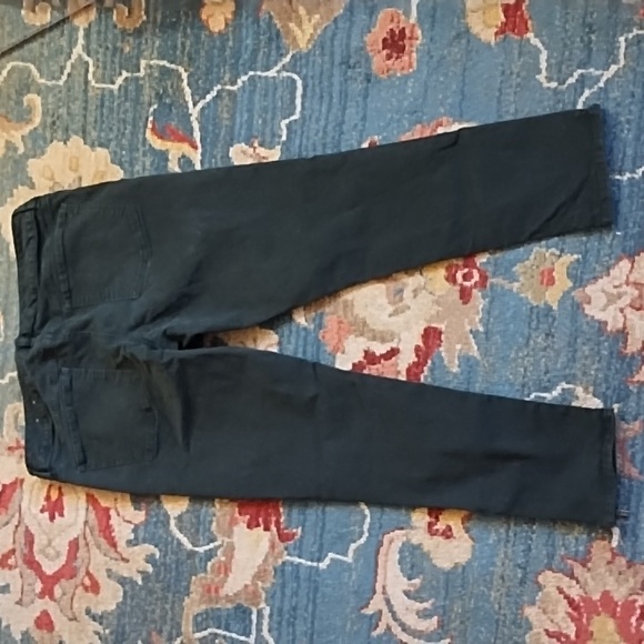 AEO Black Skinny Moto Style Ankle Jeggings W/ Ankle Zippers, Size 14 - Picture 12 of 13